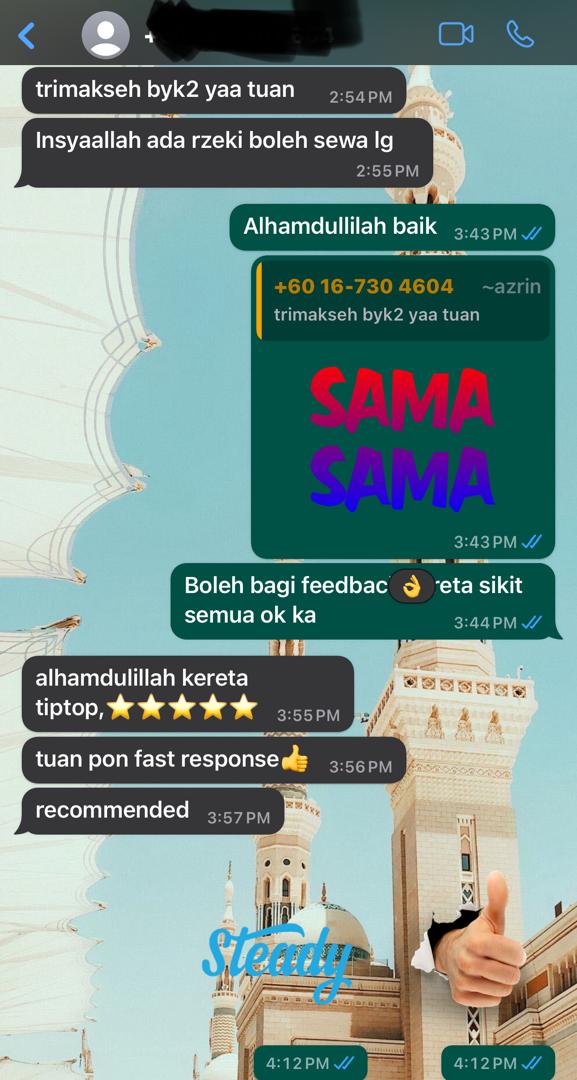 WhatsApp Testimonial 1
